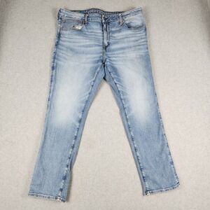 American Eagle Jeans Mens 38x30 Blue Denim Airflex+ Slim Fit Stretch Streetwear